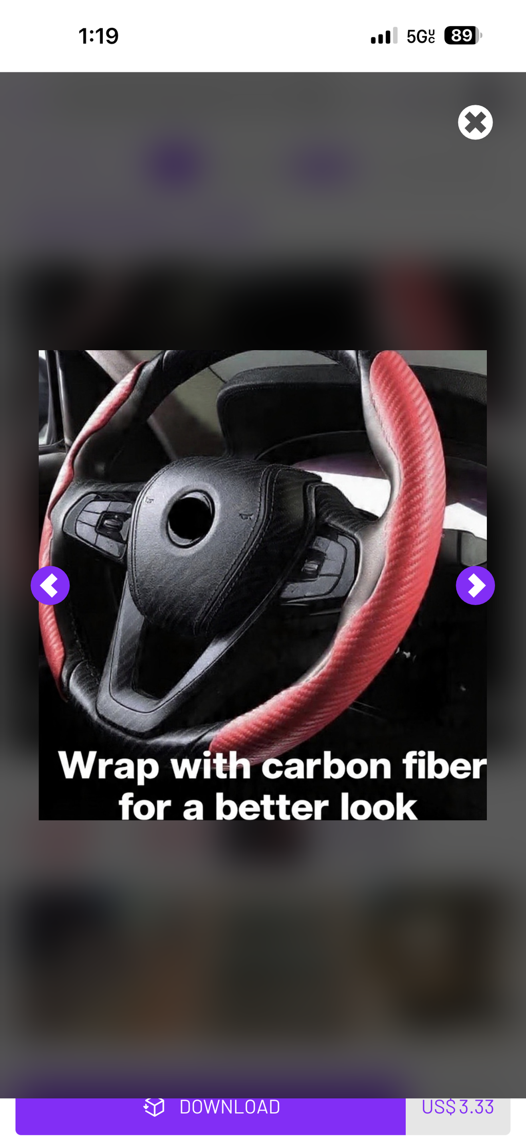Universal Snap-Fit Two-Piece Steering Wheel Cover – STL File for 3D Printing