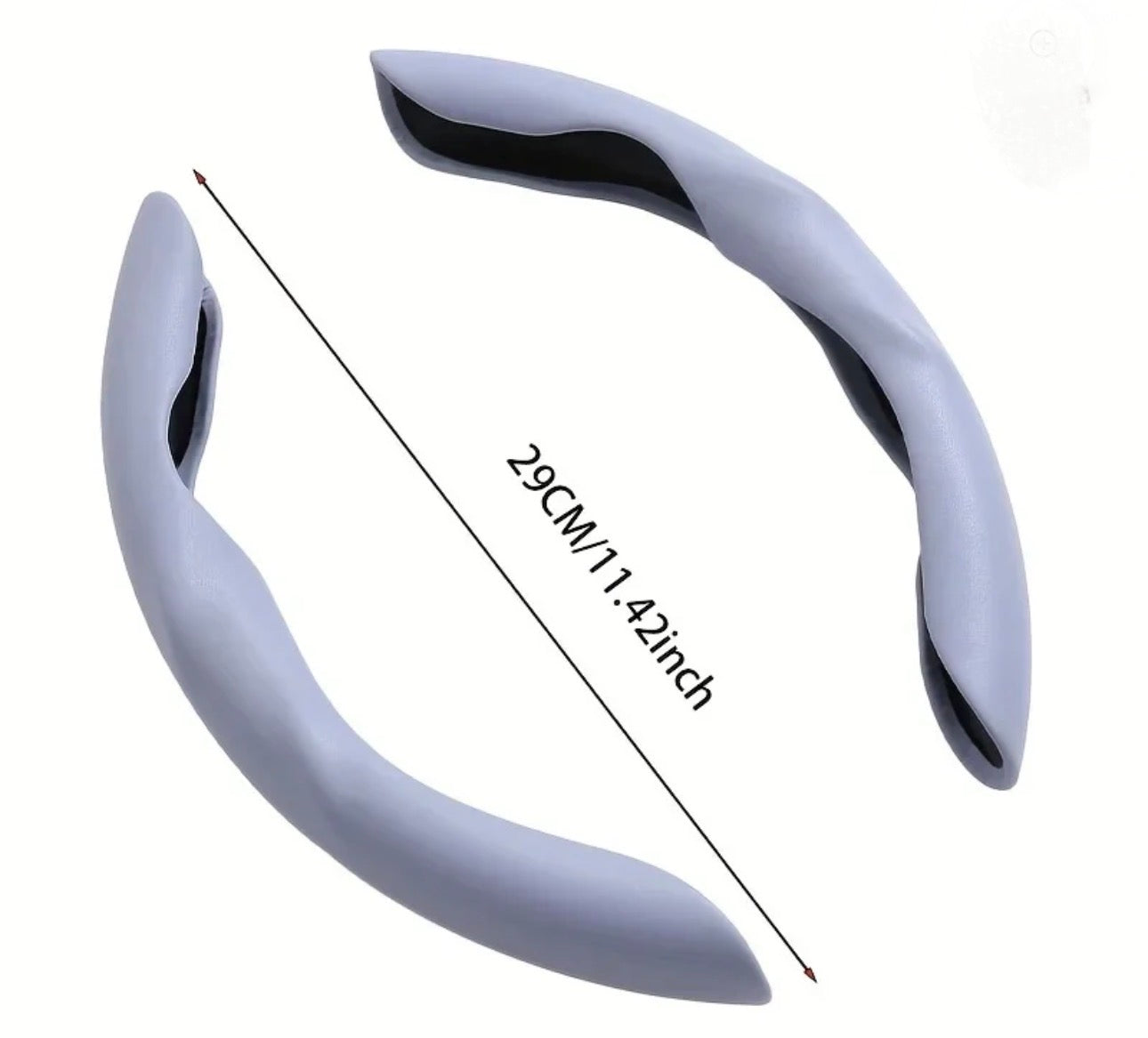 Universal Snap-Fit Two-Piece Steering Wheel Cover – STL File for 3D Printing