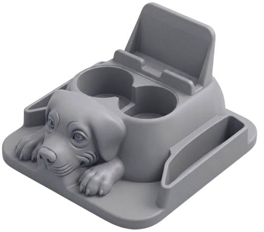 Dog Car Rear Seat Console Organizer – Universal Fit | 3D Print STL File