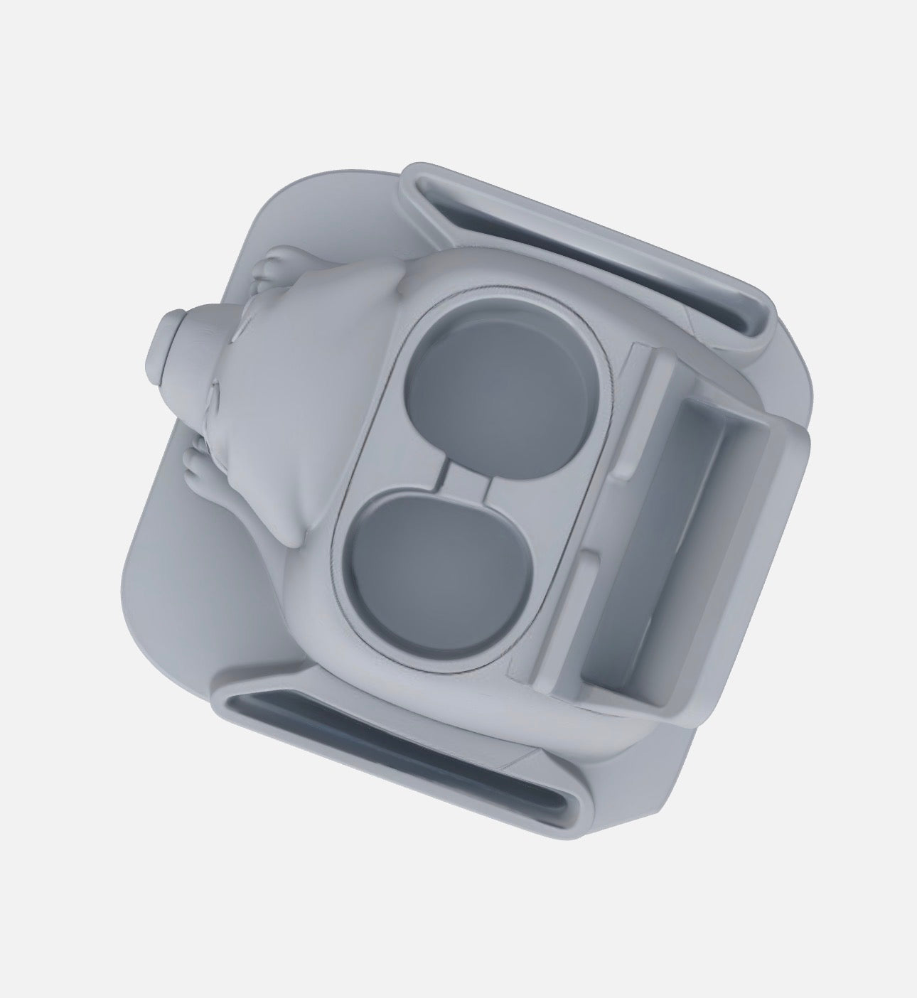 Dog Car Rear Seat Console Organizer – Universal Fit | 3D Print STL File